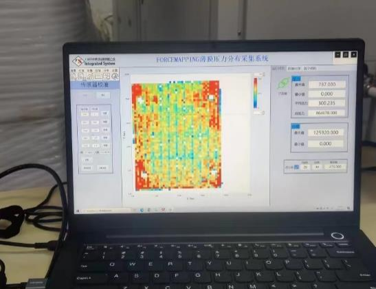 电池挤压压力分布测试-Forcemapping薄膜压力测试系统